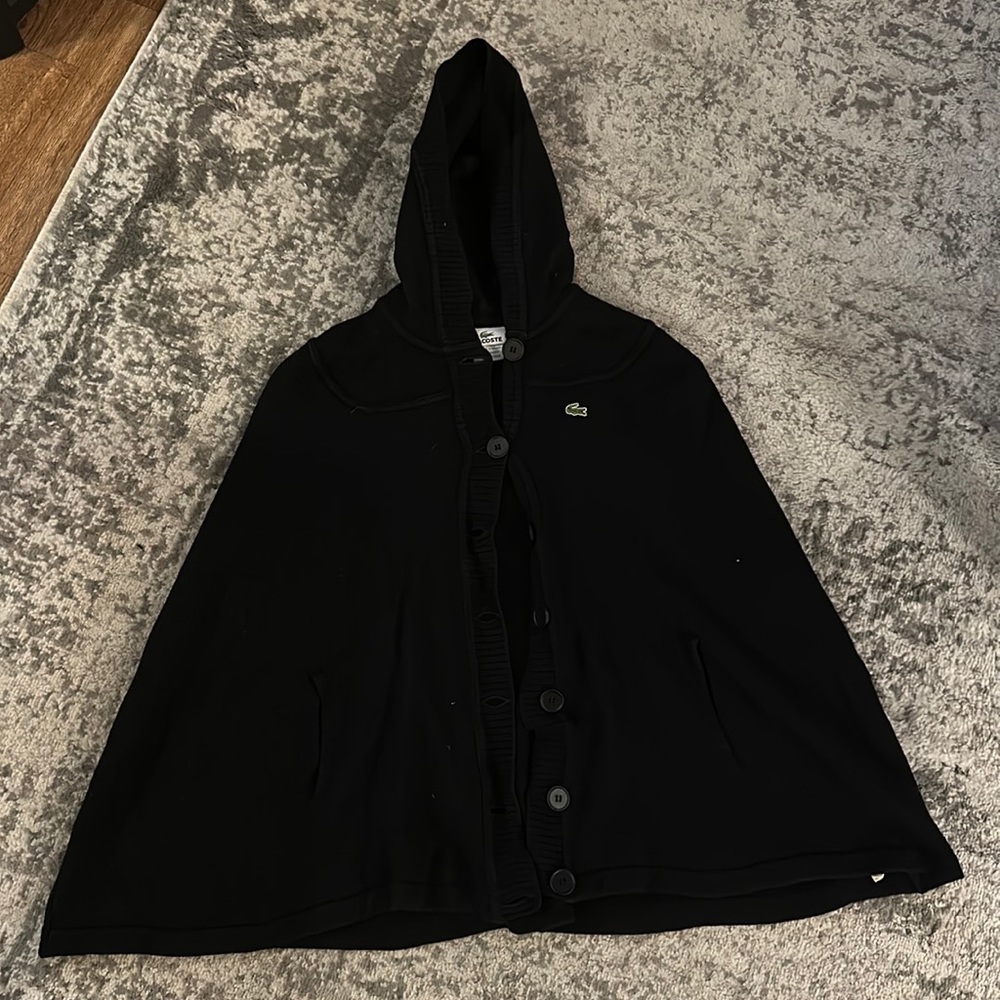 Lacoste sweater poncho